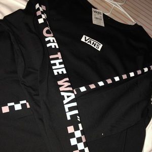 Long sleeve black vans shirt